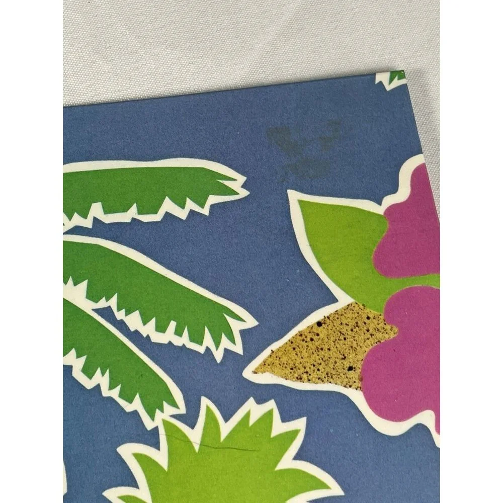 Rooster Tail Vintage 1987 Mead Portfolio To Pocket No Holes School Folder Tropic